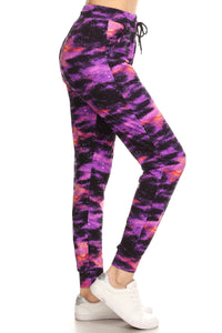 2304 Purple Galaxy JOGGERS