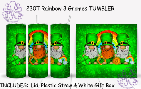 230T Rainbow 3 Gnomes TUMBLER - TBM