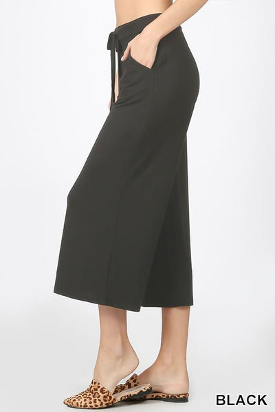 2393 PREM LOUNGER CAPRI w/ Pockets in BLACK JV-KO