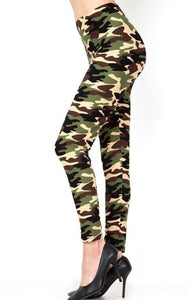 2428 Camo w Tan & Brown LEGGING
