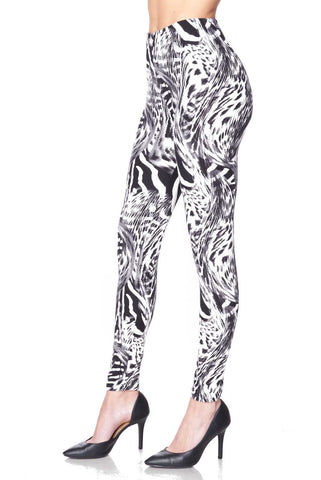 2451 White Safari LEGGINGS