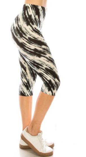 2460 Swish Tie Dye LEGGINGS or CAPRI
