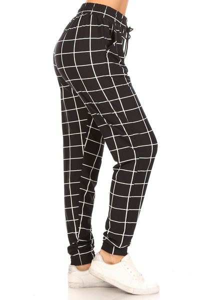 2469j Black Squared JOGGERS