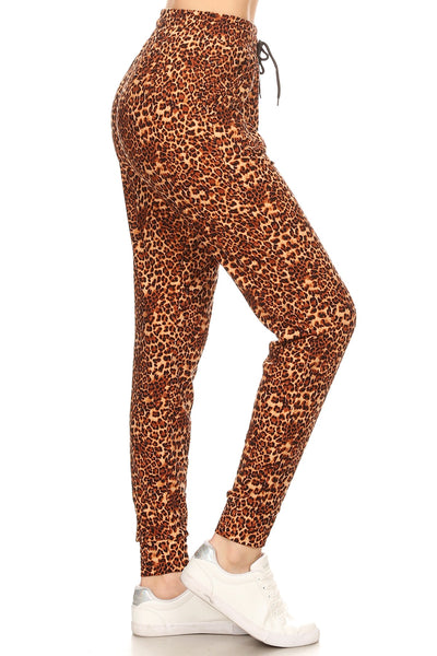 2471j Cheetah On Tan JOGGERS