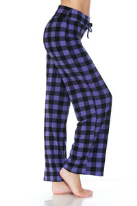 2520L Purple Buffalo Plaid LOUNGERS