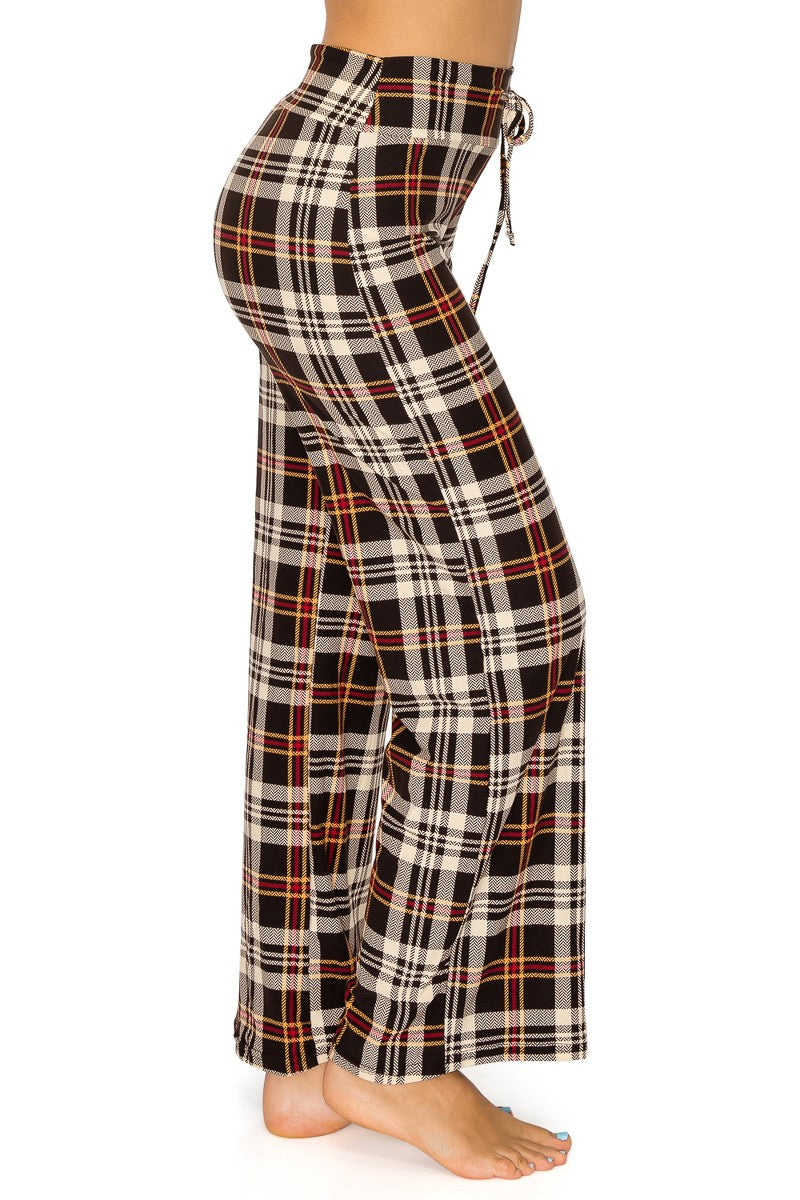 2523L Mocha Plaid LOUNGERS
