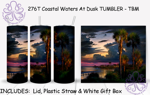 276T Coastal Waters At Dusk TUMBLER - TBM