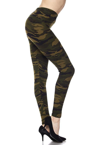 289 Green Camo LEGGINGS & Kids