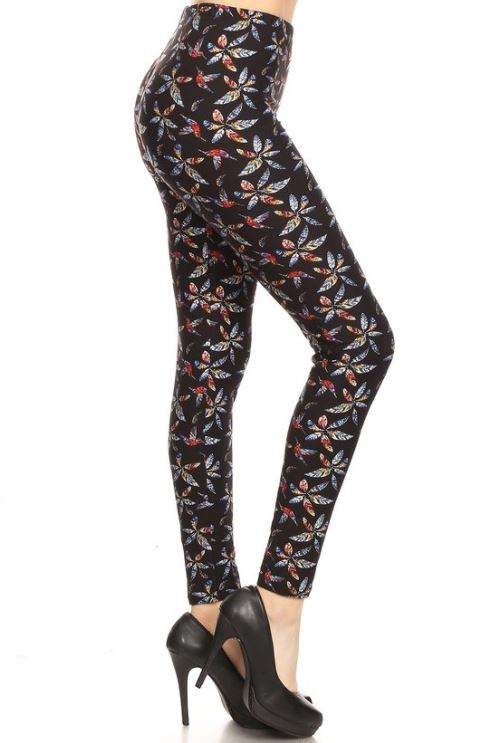 908 Multi Hummingbird LEGGINGS