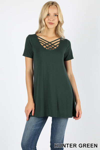 336 1/4S Triple Lattice TOP in HUNTER GREEN