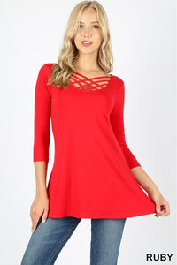 582 3/4S Triple Lattice TOP in RUBY
