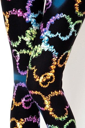 613 Floral Heart 2 LEGGINGS