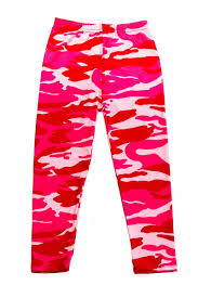 628 Pink Camo LEGGINGS & Kids