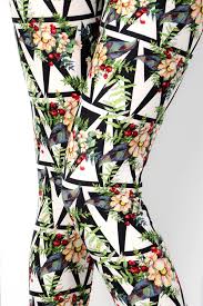 636 Triangle Floral LEGGINGS