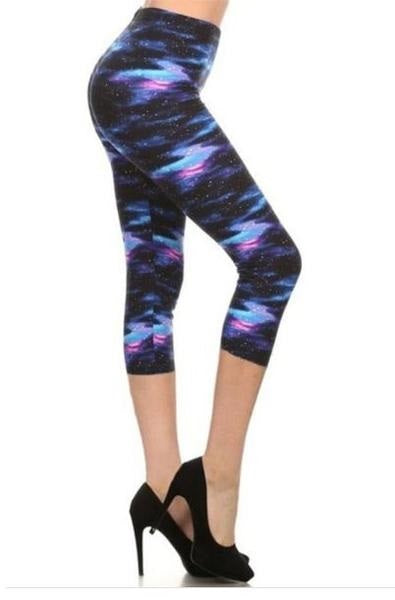 749 Blue Galaxy LEGGINGS & CAPRI