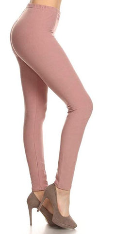 771 Mauve SOLID 3X5X LEGGINGS