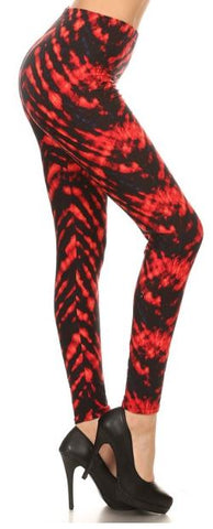 758 BBQ Ribs Tie Dye LEGGINGS