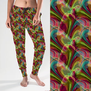 8069j Tie Dye Reflection DESIGNER JOGGERS