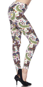 806 Mardi Gras Butterfly LEGGINGS & CAPRI & Kids