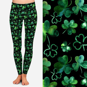 8136 Green With Envy DESIGNER LEGGINGS JV-B50
