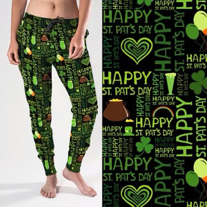 8138j St Pats Day DESIGNER JOGGERS JV-B40