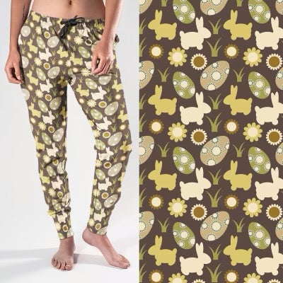 8147j Chocolate Marshmallow DESIGNER JOGGERS