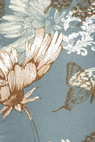 820 Butterfly Garden on MINT LEGGINGS & CAPRI