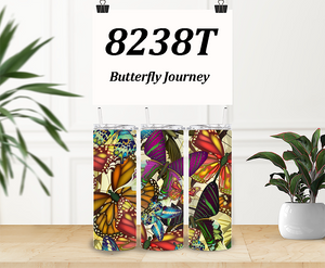 8238T 20 OZ SS Butterfly Journey POD DESIGNER TUMBLER