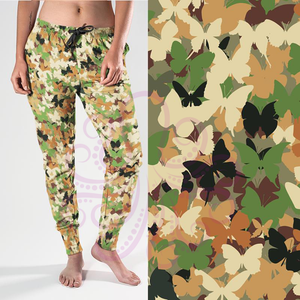 8326j Wanda's Butterfly Camo POD JOGGERS
