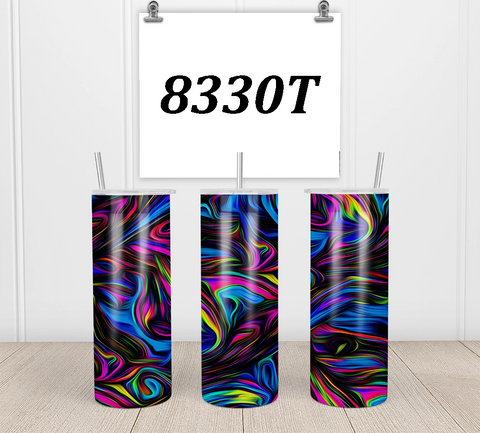 8330T Kris's Tie Dye Swirl POD DESIGNER TUMBLER