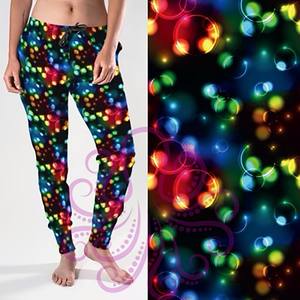 8333j Barbara's Rainbow Bubbles POD DESIGNER JOGGERS