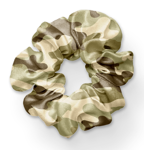 8370hs Gotta Be The 100th Camo POD HAIR SCRUNCHIE