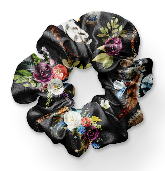 8377hs Melanie's Midnight Dream Catcher POD HAIR SCRUNCHIE