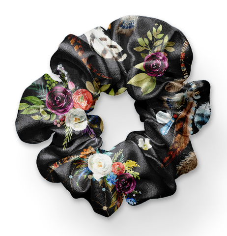 8377hs Melanie's Midnight Dream Catcher POD HAIR SCRUNCHIE