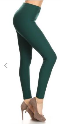 902 Forest Green SOLID 3X5X LEGGINGS