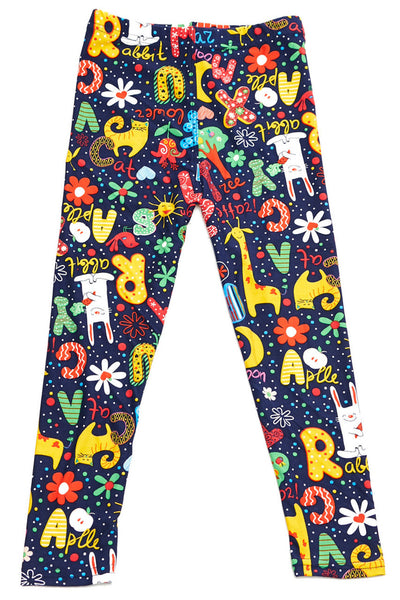 906 Alphabet Animal LEGGINGS & Kids