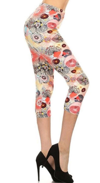 910 Sea Anemone LEGGINGS & CAPRI