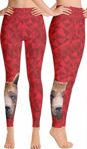 914D Geo Bear YOGA LEGGINGS