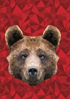 914D Geo Bear YOGA LEGGINGS