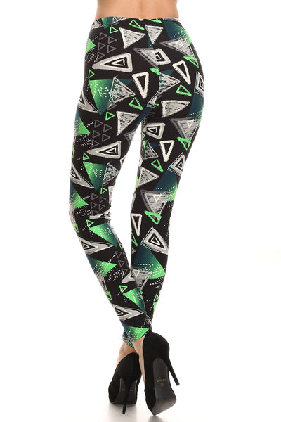 928 Emerald Angles LEGGINGS