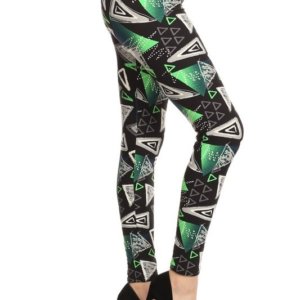 928 Emerald Angles LEGGINGS