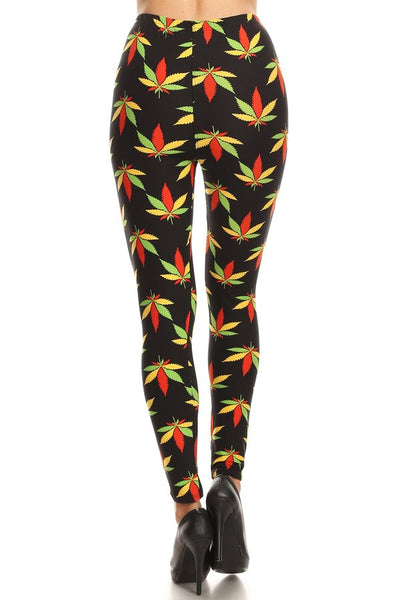930 Printed Herb LEGGINGS