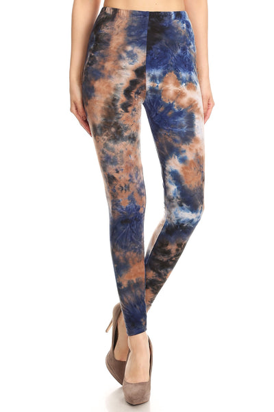 938 Sandy Blues Tie Dye LEGGINGS