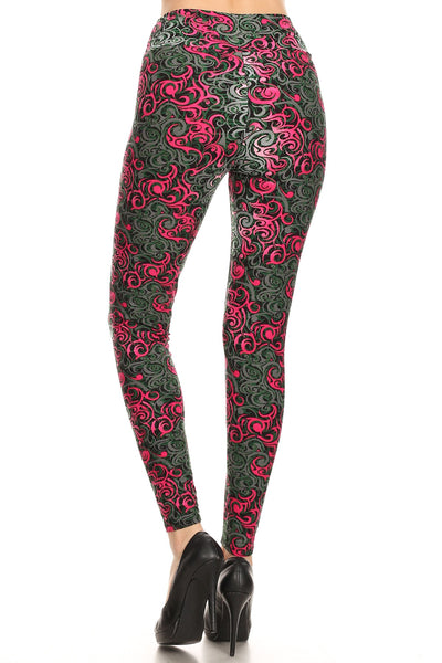 976 Swirl Pink LEGGINGS