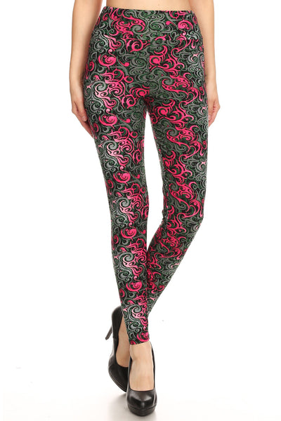 976 Swirl Pink LEGGINGS