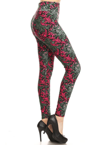 976 Swirl Pink LEGGINGS