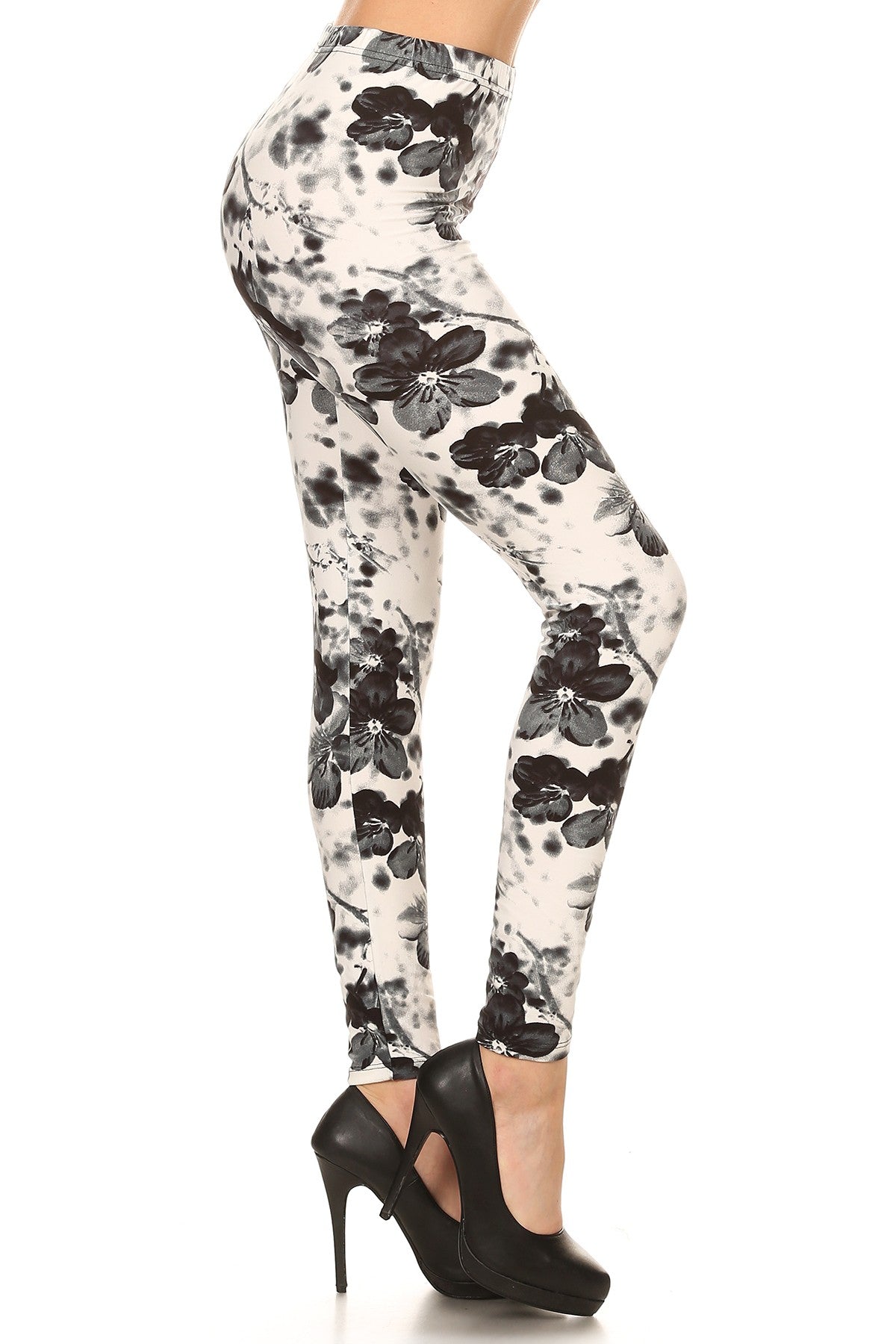 988 Shaded Floral LEGGINGS