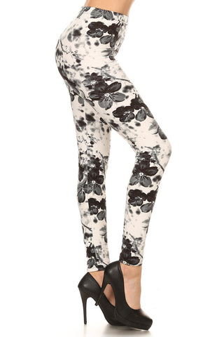 988 Shaded Floral LEGGINGS