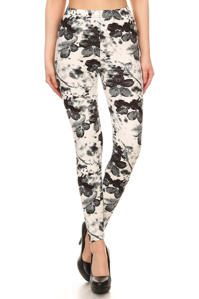 988 Shaded Floral LEGGINGS