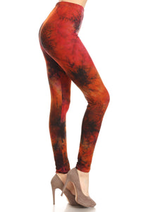 990 Solar Flare Tie Dye LEGGINGS